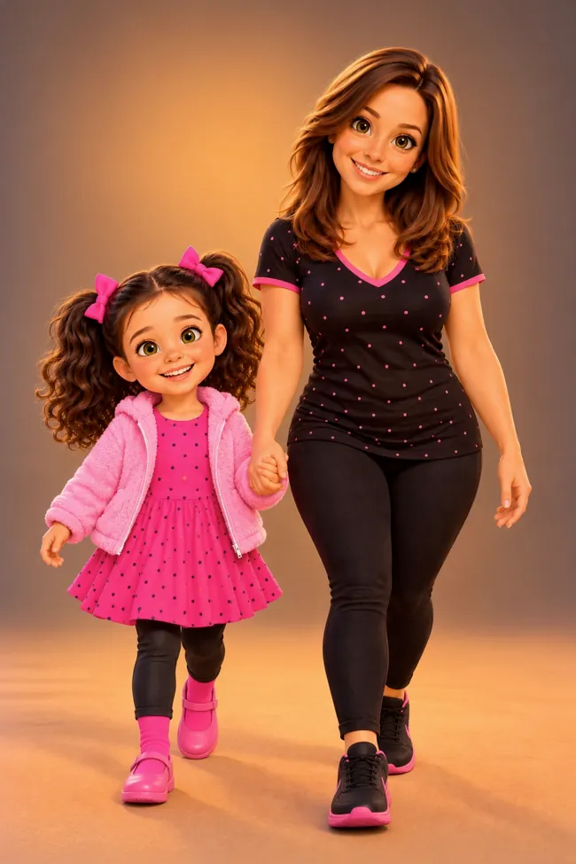 Emily and Mom together