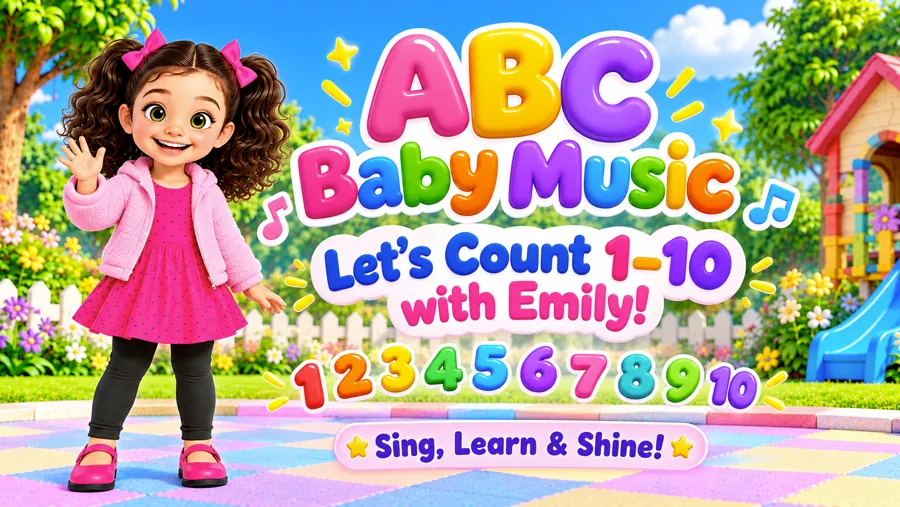 Let's Count 1 to 10 with Emily artwork
